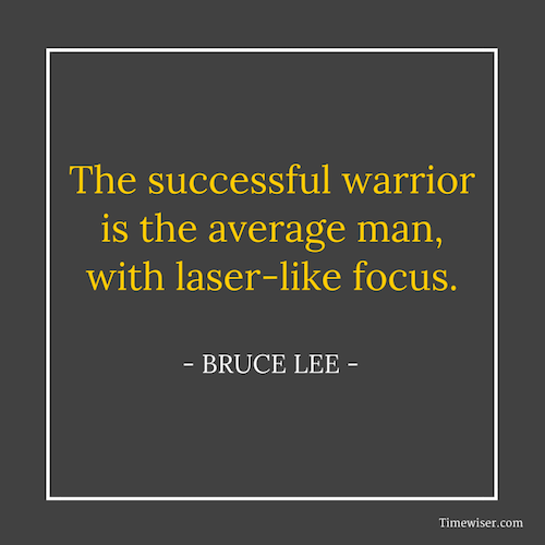Leadership quotes on focus - Bruce Lee