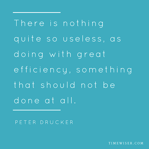 Leadership quotes on focus - Peter F.Drucker
